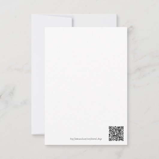 Graue Jay Dankeskarte (Rückseite)