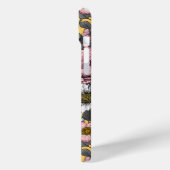 Graue Jay und Blume Case-Mate iPhone Hülle (Rückseite / Links)