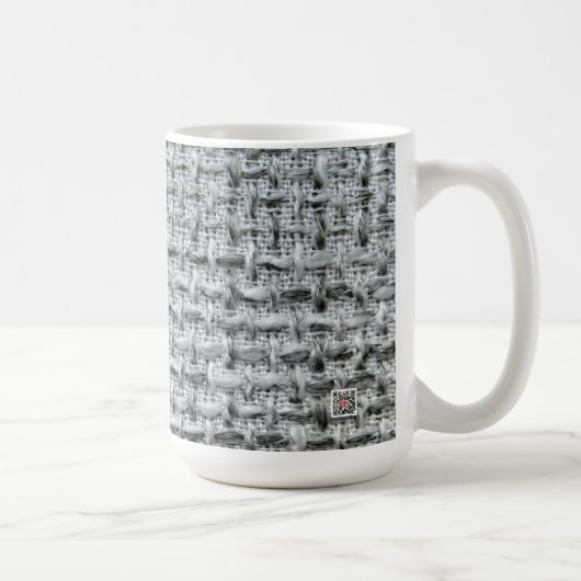 Graue Jute Kaffeetasse (Rechts)