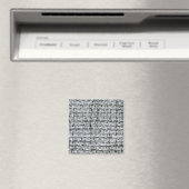 Graue Jute Magnet (In Situ (Geschirrspüler))