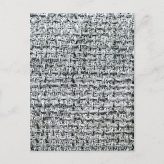 Graue Jute Postkarte (Vorderseite)