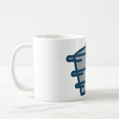 Graue Kaffeetasse (Links)