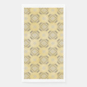 Graue Karo-Karo-Karton-Muster Serviette (Vorderseite)