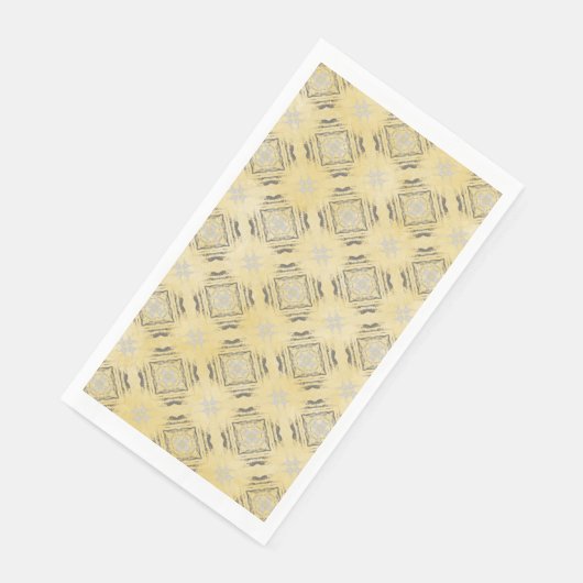 Graue Karo-Karo-Karton-Muster Serviette (Ecke)