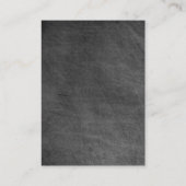 Graue Karton-Karton-Visitenkarte Visitenkarte (Rückseite)