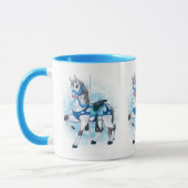 Graue Karussell-Tasse Tasse (Links)