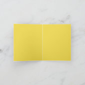 Graue Katvogel singen Dankeschön Karte (Innenseite)