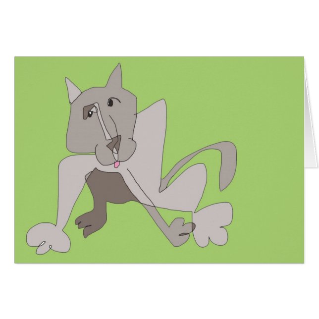Graue Katze (Vorderseite (Horizontal))