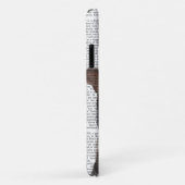 Graue Katze mit Büchern auf Kopf Case-Mate iPhone Hülle (Hinten/Rechts)