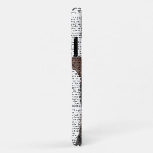 Graue Katze mit Büchern auf Kopf Case-Mate iPhone Hülle (Hinten/Rechts)