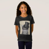 Graue Katze mit Top Hat (Vorne ganz)