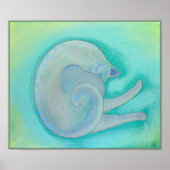 Graue Katze. Poster (Vorne)