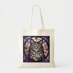 Graue Katze  Tragetasche