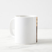 Graue Katze WeihnachtsTasse Kaffeetasse (Vorderseite Links)
