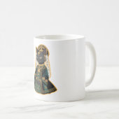 Graue Katzen-Braut-Göttin-Kaffeetasse Kaffeetasse (VorderseiteRechts)