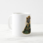 Graue Katzen-Braut-Göttin-Kaffeetasse Kaffeetasse (Vorderseite Links)