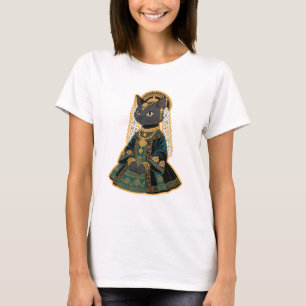 Graue Katzen-Braut-Göttin T-Shirt