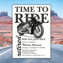 Graue klassische Motorradfahrt Schnelle Ruhestands