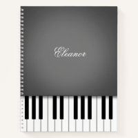 Graue Klaviermusik Tastatur nach Maß
