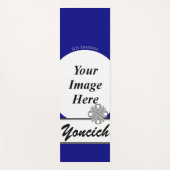 Graue Klebe-Vorlage von Kenneth Yoncich Yogamatte (Vorderseite)