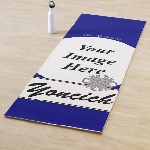 Graue Klebe-Vorlage von Kenneth Yoncich Yogamatte