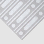 Graue Knochenintarsien-Punkte-Rand-Dekorationspapi Seidenpapier (Ausschnitt)