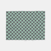 Graue Kombinations-Kreise durch Shirley Taylor Fleecedecke (Vorderseite (Horizontal))