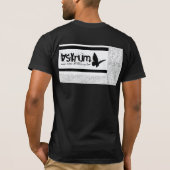 graue Konzertkarte T-Shirt (Rückseite)