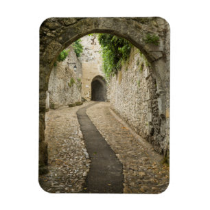 Graue Kopfsteinpflasterstraße, Frankreich Magnet