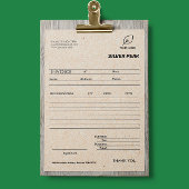 Graue Kraft Business Invoice Form Quotation