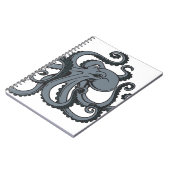 Graue Krake Notizblock (Linke Seite)