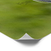 graue Krane Print Poster (Ecke)