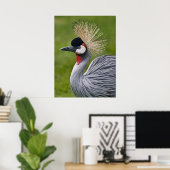 graue Krane Print Poster (Heimbüro)