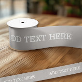 Graue Kreation - Machen Sie es zu Ihrem eigenen be Satinband