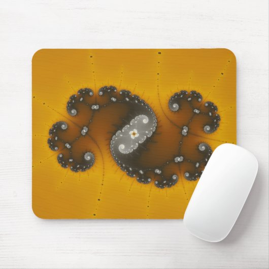 Graue Kreatur - Fraktal Mousepad (Mit Mouse)