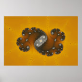 Graue Kreatur - Fraktal Poster (Vorne)