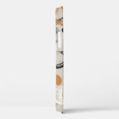 Graue Kreise: einfaches nahtloses Muster Case-Mate iPhone Hülle (Rückseite / Rechts)