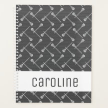 Graue Lacrosse Weiße Sticks Gemustert