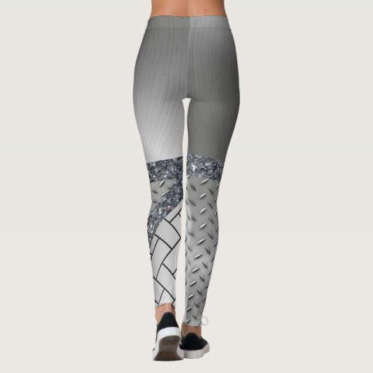 Graue Leggings (Rückseite)