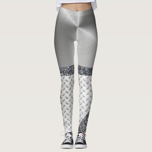 Graue Leggings (Vorderseite)