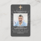 Graue, leichte Foto-Crossfräse Visitenkarte (Vorderseite)