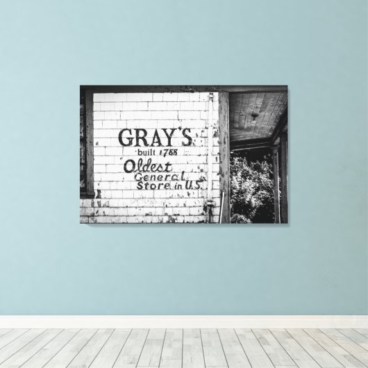 Graue Leinwanddruck (Insitu (Holzboden))