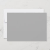 Graue Leopard Glückwunschkarte Valentinstag Einladung (Rückseite)