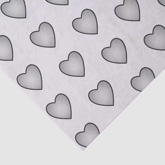 Graue Liebe Seidenpapier (Ausschnitt)