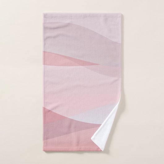 Graue lila Gradientenbezeichnung abstrakt Badhandtuch Set (Handtuch)