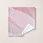 Graue lila Gradientenbezeichnung abstrakt Badhandtuch Set (Waschlappen)