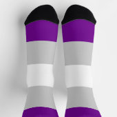 Graue, Lila LGBT Socken (Oben)