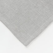 Graue Linen 20 Fotocollage Captions Script Name Fleecedecke (Ecke)
