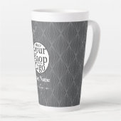 Graue Logos für moderne Geometrie Milchtasse (Rechte Ecke)