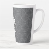 Graue Logos für moderne Geometrie Milchtasse (Rechts)